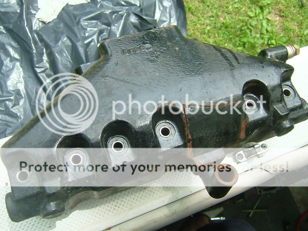 Mercruiser 4.3L Cracked Exhaust Manifolds, what else could be broken